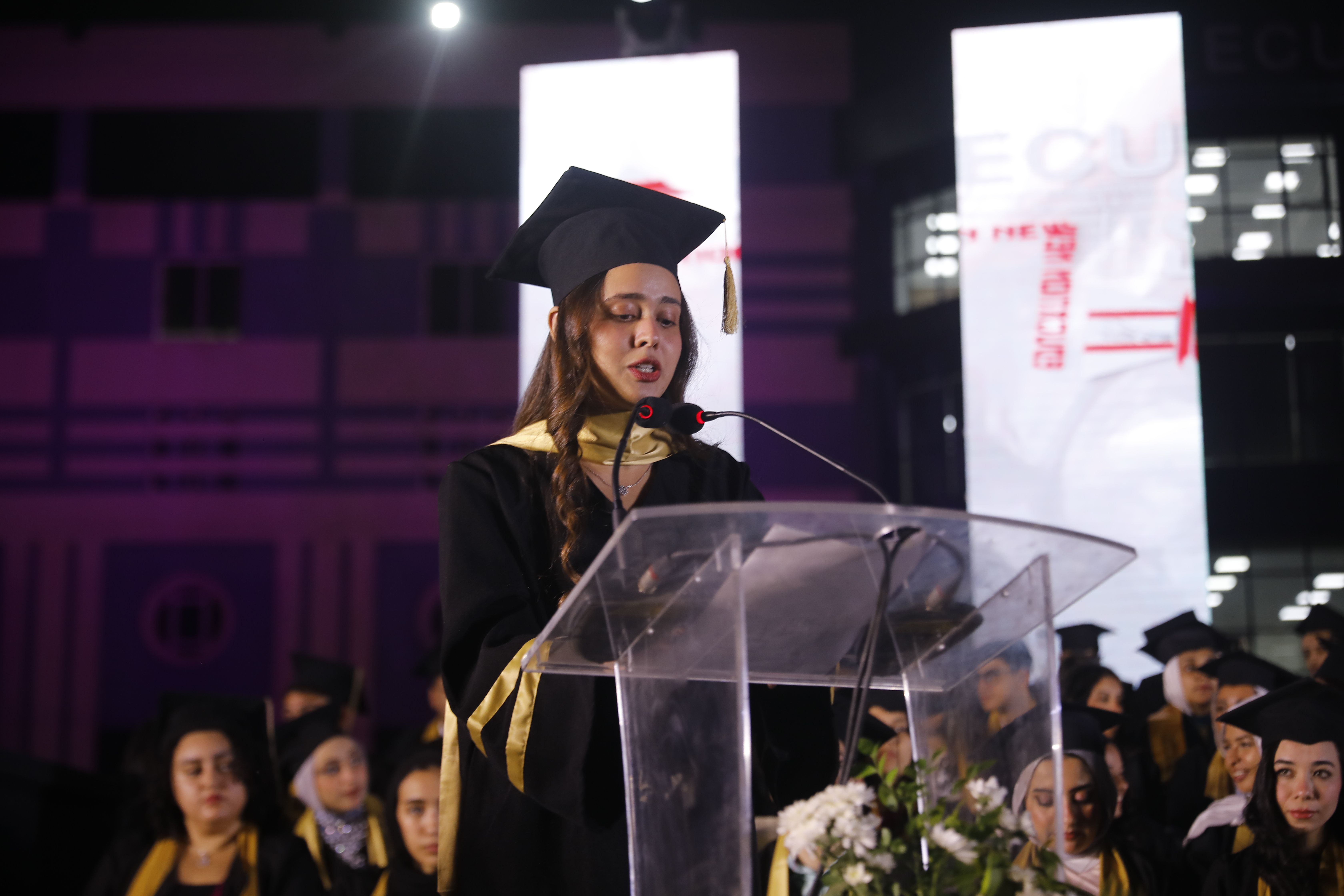 Speaker at Podium
